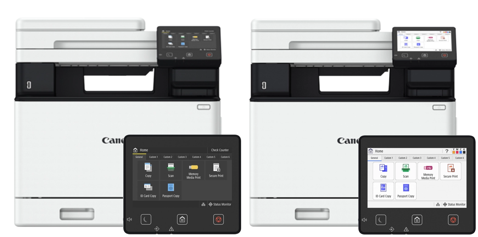 porównanie canon mf752cdw a imageFORCE C1333 dostępnych w dzierżawa drukarek canon w Warszawie
