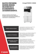 Folder drukarki Canon iamgeFORCE C3026