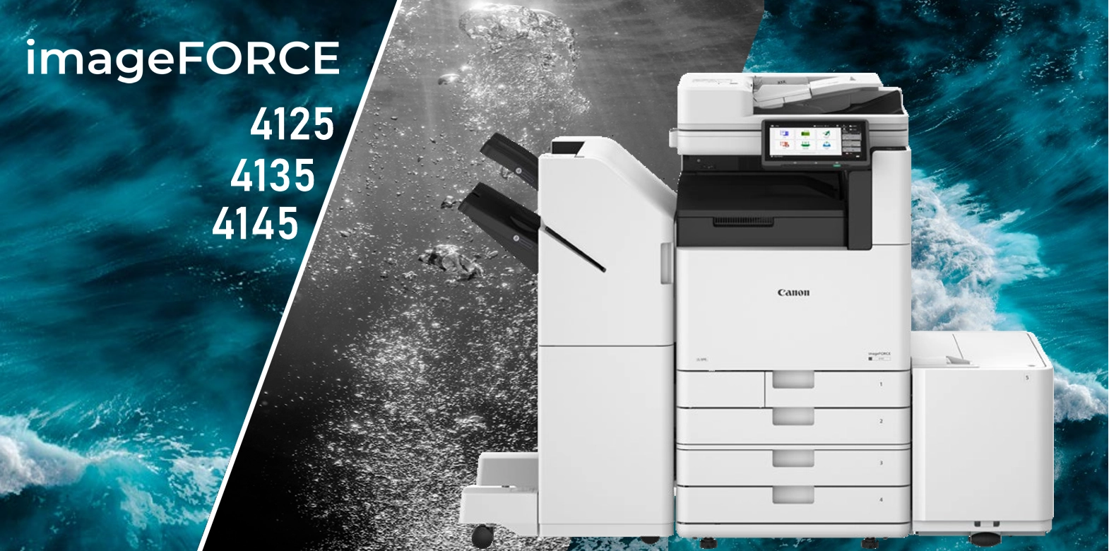 Nowe drukarki czarno białe Canon imageFORCE 4125 i 4135