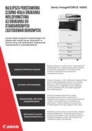 Folder produktowy Canon imageFORCE 4025 drukarka mono