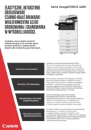 Folder pdf drukarki Canon imageFORCE 4125, imageFORCE 4135 i imageFORCE 4145