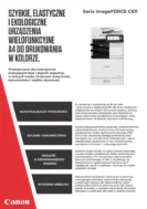 Folder pdf drukarki Canon imageFORCE C331 i serii iF C611